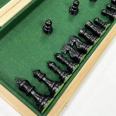 Шахматы турнирные Гамбит красное дерево большие 50 на 50 см