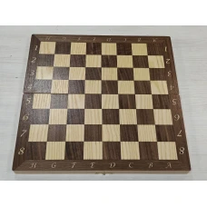 Шахматная доска интарсия орех 41.5 см без фигур