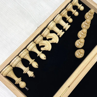 Шахматы классические орех Премиальные люкс