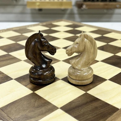 Шахматы классические орех Премиальные люкс