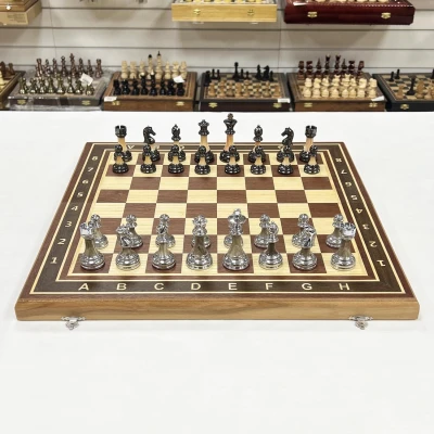 Шахматы подарочные Итальянский дизайн красное дерево