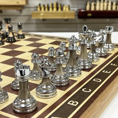 Шахматы подарочные Итальянский дизайн красное дерево