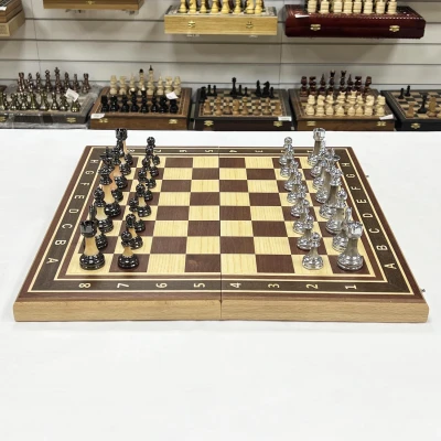 Шахматы подарочные Итальянский дизайн красное дерево