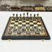 Шахматы подарочные складные Итальянский дизайн мореный дуб 45 на 45 см Шахматы подарочные складные Итальянский дизайн мореный дуб 45 на 45 см