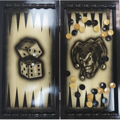 Нарды Джокер 60х30 резные