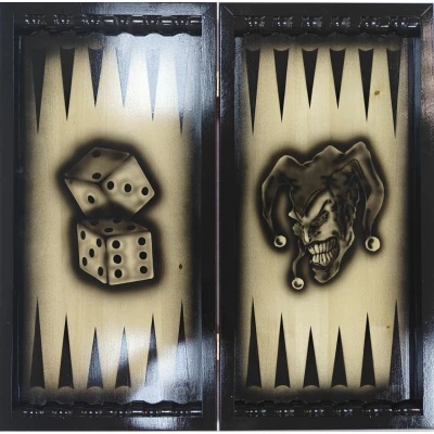 Нарды Джокер 60х30 резные