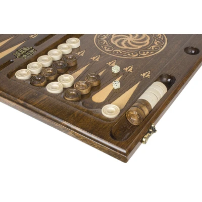 Нарды резные "Бесконечность 4" 60, Haleyan