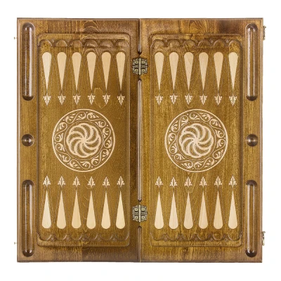 Нарды резные "Бесконечность 4" 60, Haleyan