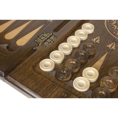 Нарды резные "Бесконечность 4" 60, Haleyan