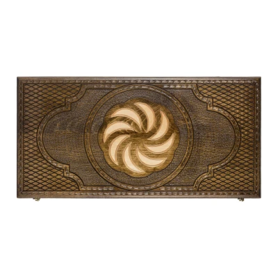 Нарды резные "Бесконечность 4" 60, Haleyan