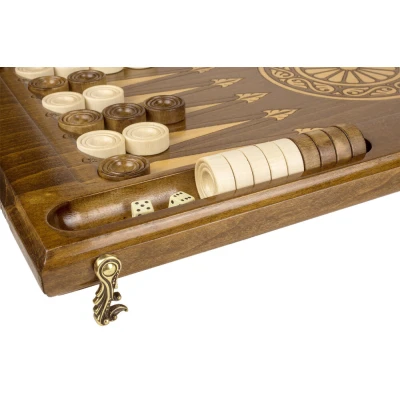 Нарды резные "Армянский узор 14" 60, Haleyan