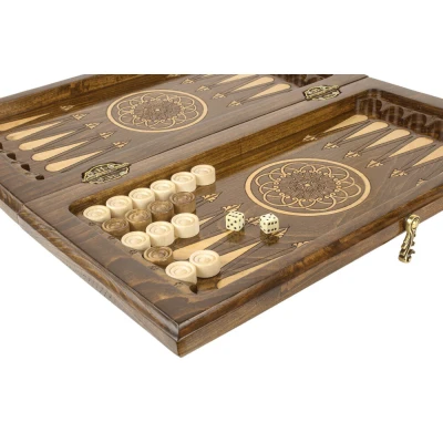 Шахматы + нарды резные "Армянский Орнамент 2" 40, Haleyan