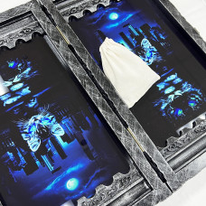 Нарды стеклянные подарочные VIP Лев 67 см с чехлом