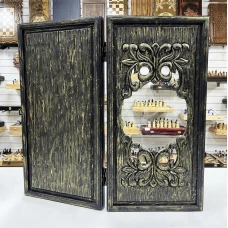 Нарды стеклянные прорезные подарочные 70 см