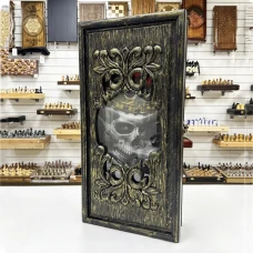 Нарды стеклянные прорезные подарочные 70 см