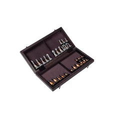 Шахматы подарочные Итальянский дизайн дуб средние