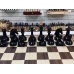 Шахматы деревянные из ореха и дуба подарочные в ларце 40 см с утяжелением