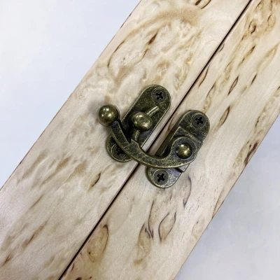 Нарды подарочные из карельской березы Волк большие 62 см