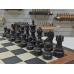 Шахматы подарочные из мореного дуба в ларце с фигурами Гамбит Люкс