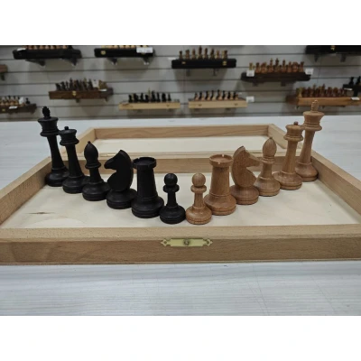 Шахматы турнирные классический Стаунтон из бука большие