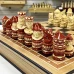 Шахматы подарочные в ларце из дуба с резными фигурами Матросы 
