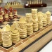Шахматы подарочные в ларце из дуба с резными фигурами Матросы 