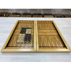 Нарды деревянные Метрополь светлые