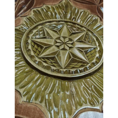 Нарды ручной работы Парусник цветные средние