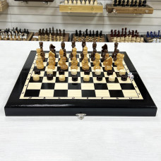 Шахматы нарды шашки Лакированные 40 см