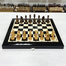 Шахматы нарды шашки Лакированные 40 см
