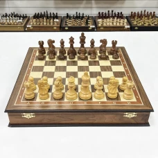 Шахматный ларец Эндшпиль орех большие