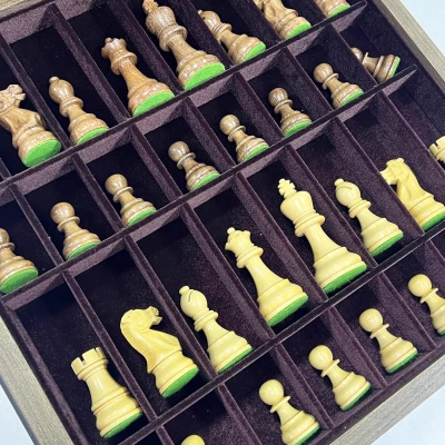 Шахматный ларец Эндшпиль орех большие