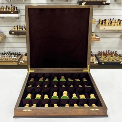 Шахматный ларец Эндшпиль орех большие