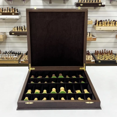 Шахматы ларец Эндшпиль Венге большие