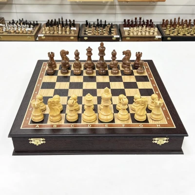 Шахматы ларец Эндшпиль Венге большие