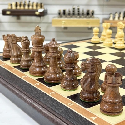 Шахматы Эндшпиль венге большие