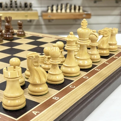 Шахматы Эндшпиль дуб большие