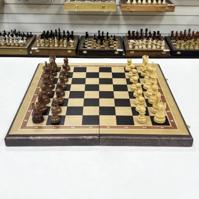 Шахматы Эндшпиль дуб большие