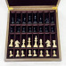 Шахматы в ларце премиальные из ореха и бука