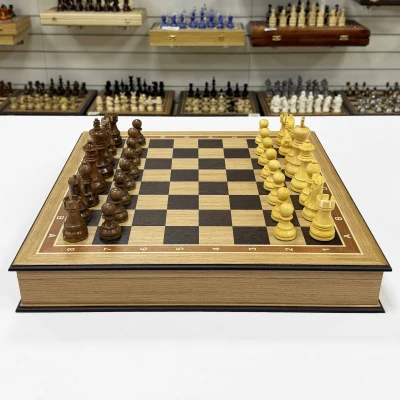 Шахматы ларец Эндшпиль дуб большие