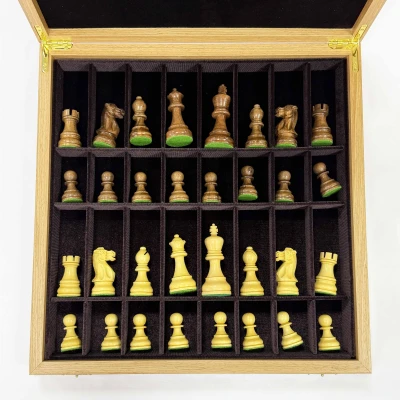 Шахматы ларец Эндшпиль дуб большие