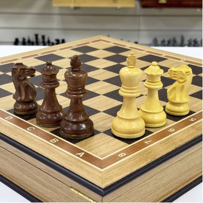 Шахматы ларец Эндшпиль дуб большие