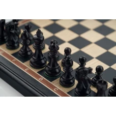 Шахматы подарочные Гамбит мореный дуб большие
