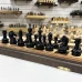 Шахматы подарочные из ореха, ясеня и бука доска 50 на 50 см, фигуры с утяжелением