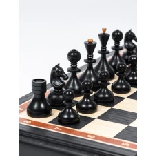 Шахматы подарочные Стародворянские моренный дуб средние