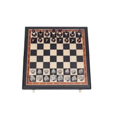 Шахматы подарочные из мореного дуба с фигурами Итальянский дизайн Люкс