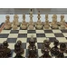 Подарочные шахматы из моренного дуба с резными фигурами граб