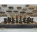 Шахматы подарочные Суприм из мореного дуба