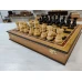 Шахматы подарочные Гамбит в деревянном ларце из дуба с утяжеленными фигурами большие