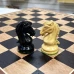 Шахматы в ларце эвкалипт с фигурами Стаунтон Royal 31 утяжеленные ручной работы
